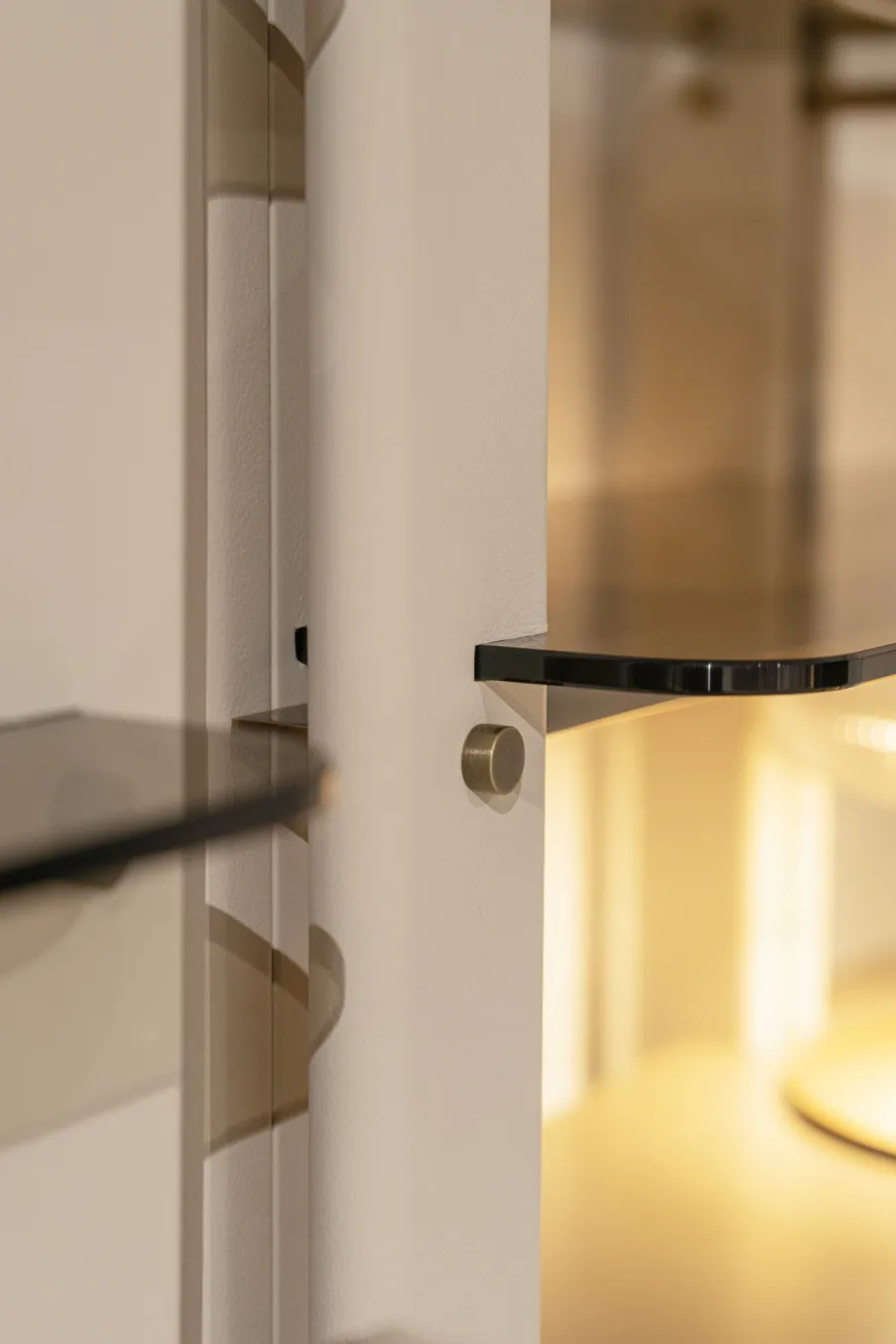 obrazek 9 Wspaniała włoska modernistyczna biblioteczka do salonu lub gabinetu