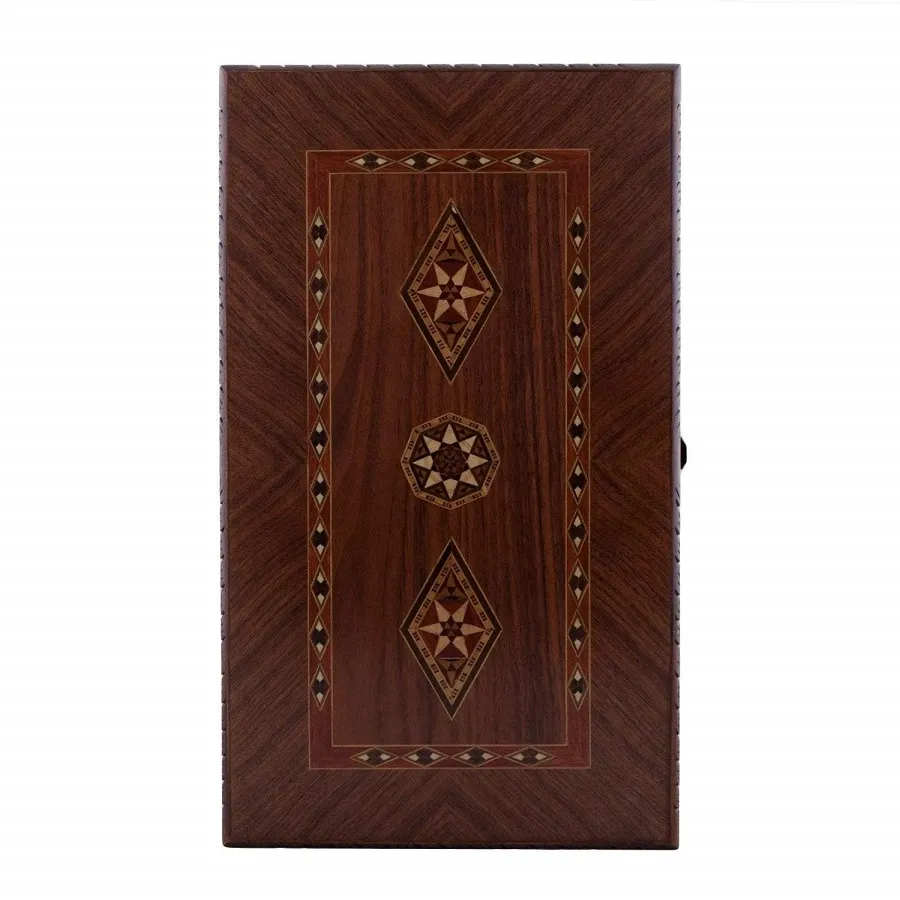 obrazek 3 Piękny drewniany zestaw do gry w Backgammon - Helena Woodart
