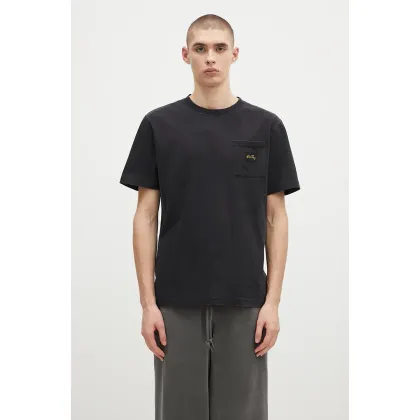 Zdjęcie Stan Ray t-shirt bawełniany męski kolor czarny gładki AW2400411
