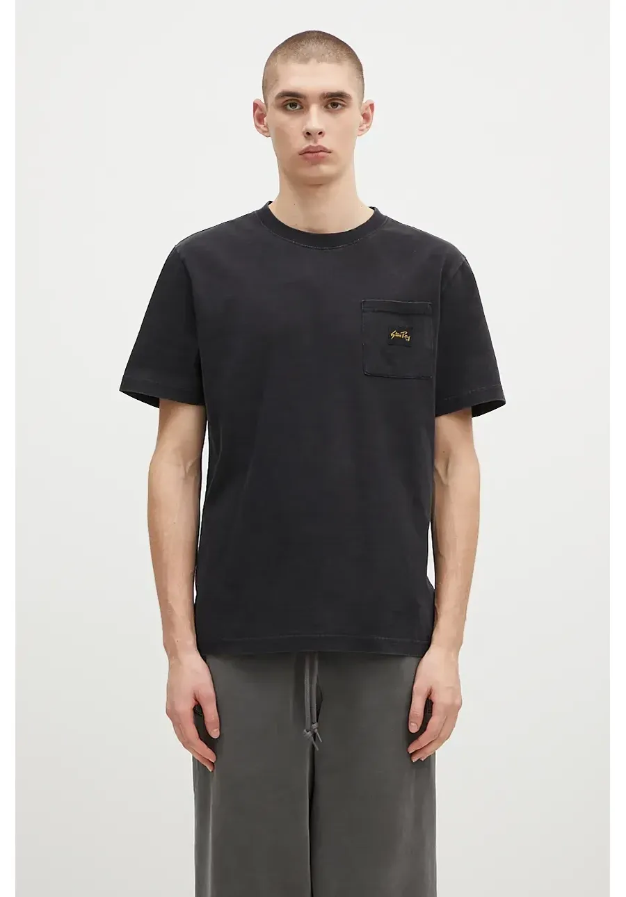 obrazek 1 Stan Ray t-shirt bawełniany męski kolor czarny gładki AW2400411