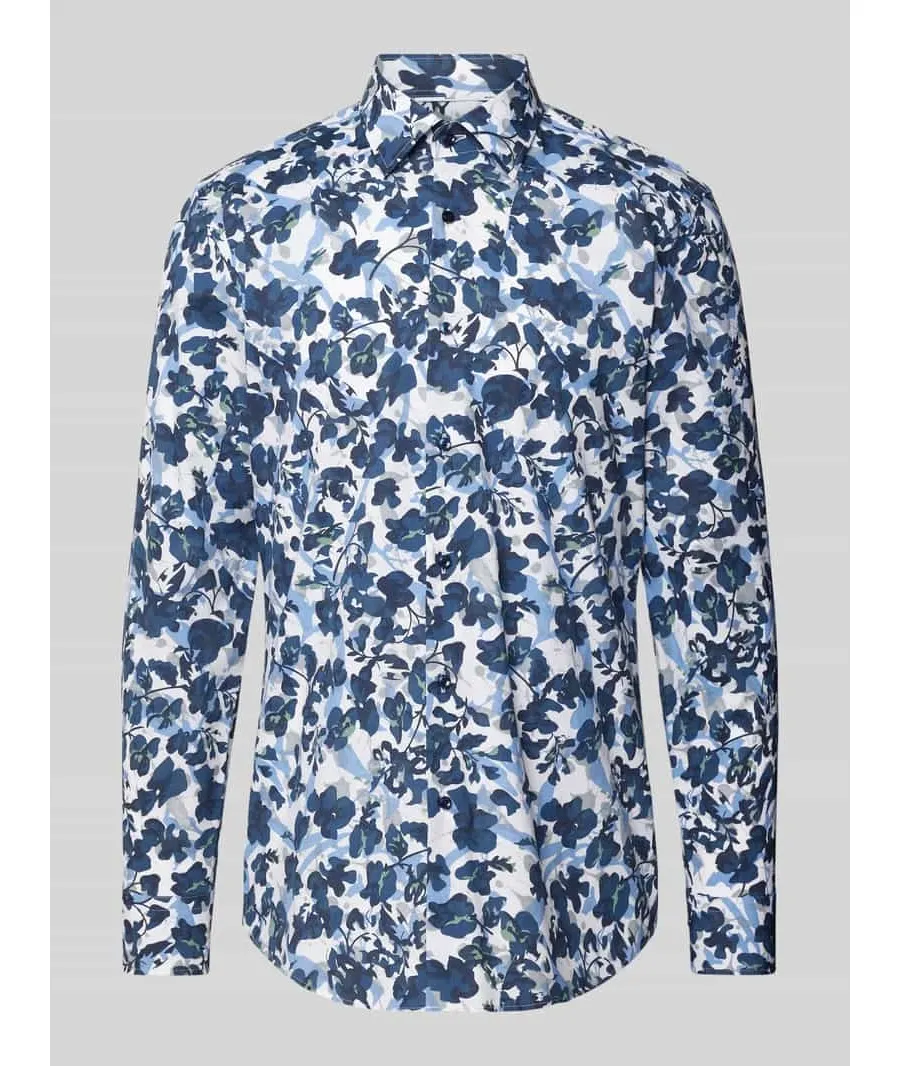 obrazek 1 Koszula biznesowa o kroju slim fit z kołnierzykiem typu kent model ‘Hank’