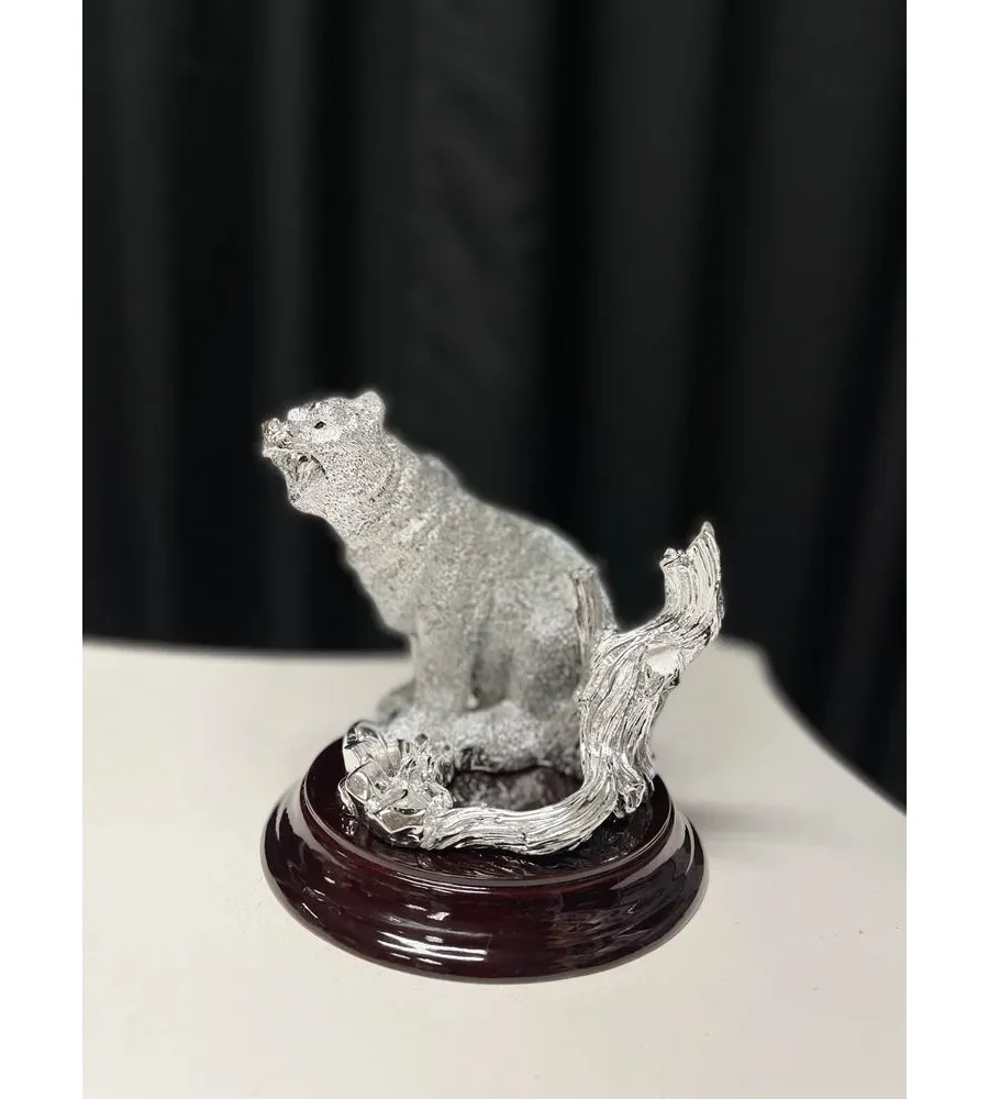 obrazek 2 Minimalistyczna statuetka na biurko z niedźwiedziem