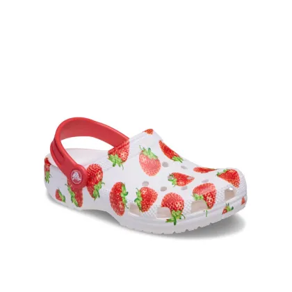 Zdjęcie Crocs Klapki Kids’ Classic Fresh Fruits Clog 211020 Biały