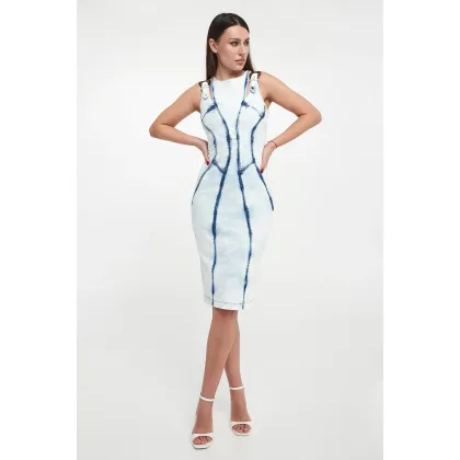 Zdjęcie Sukienka jeansowa VERSACE JEANS COUTURE Versace Jeans Couture