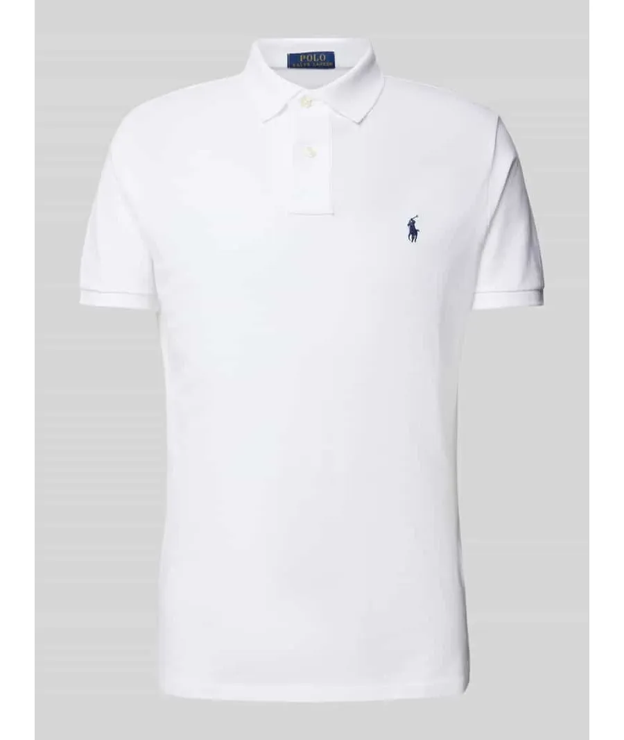 obrazek 1 Koszulka polo o kroju slim fit z wyhaftowanym logo