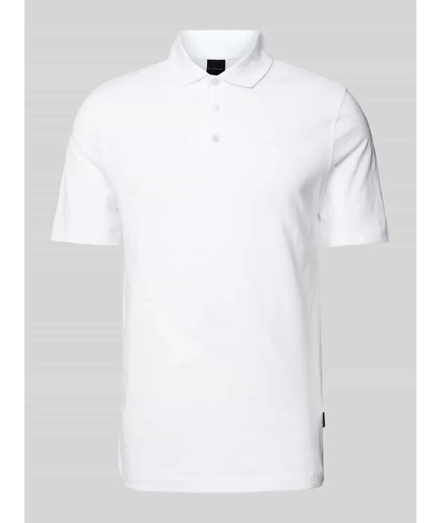 obrazek 1 Koszulka polo o kroju slim fit w jednolitym kolorze