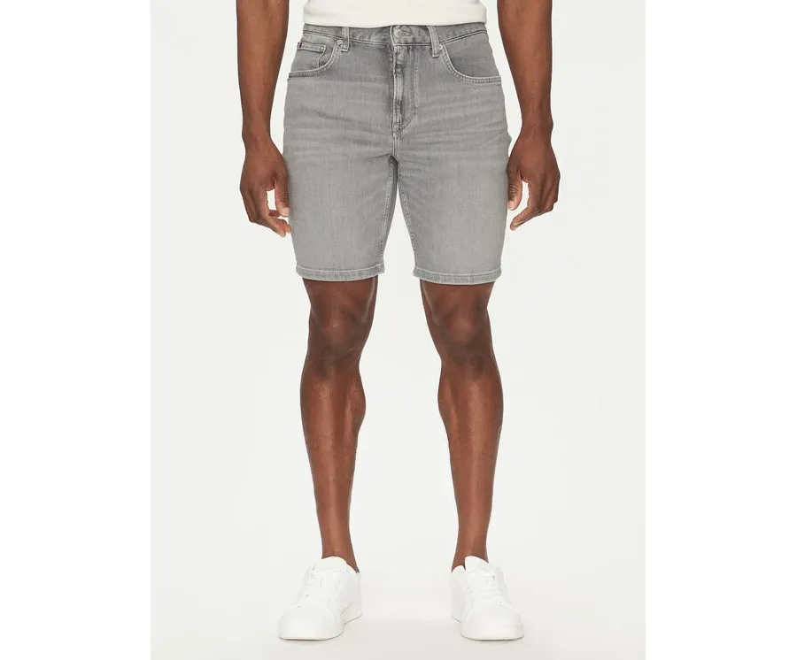 obrazek 1 Tommy Hilfiger Szorty jeansowe Brooklyn MW0MW39222 Szary Slim Fit