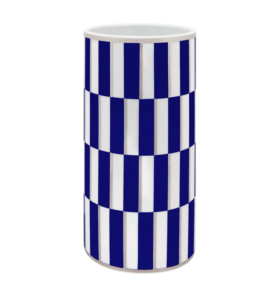 obrazek 1 Mały porcelanowy wazon z geometrycznym wzorem - Vista Alegre