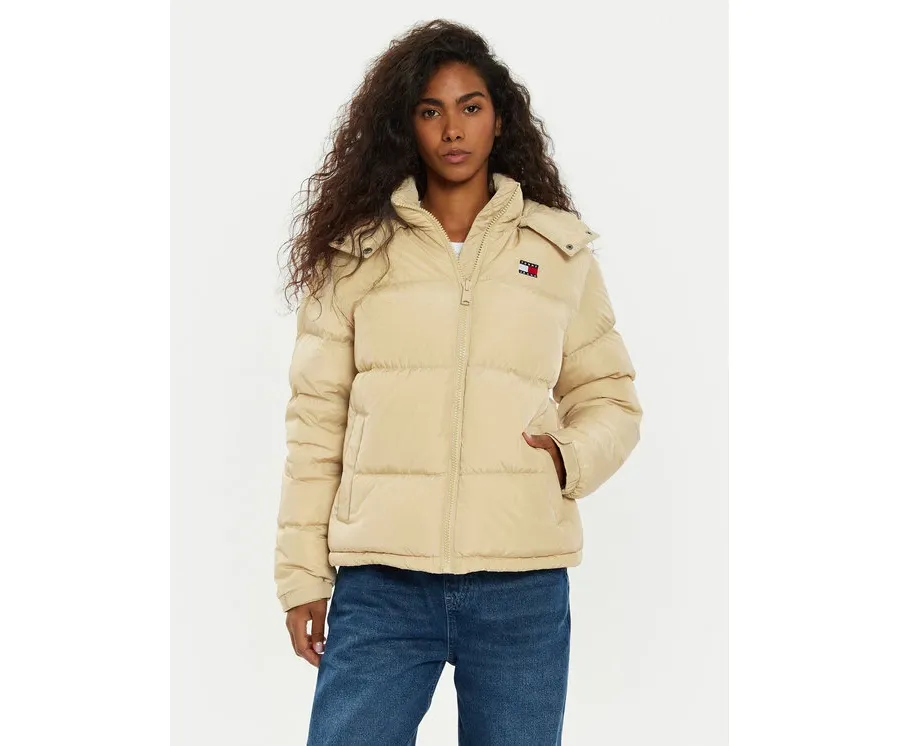 obrazek 1 Tommy Jeans Kurtka puchowa Alaska DW0DW18610 Beżowy Regular Fit