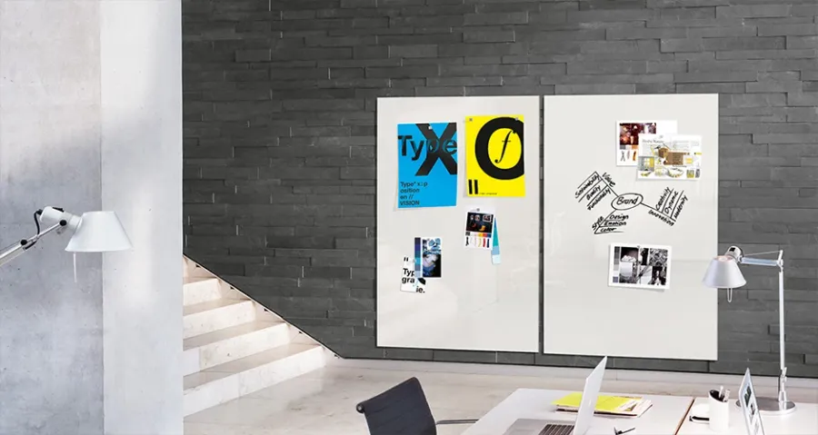 picture 9 Magnetic Glass Board artverum 100x65 cm