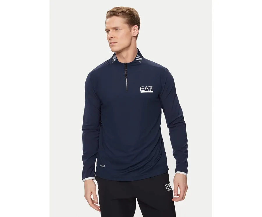 obrazek 1 EA7 Emporio Armani Longsleeve 3DPT03 PJMLZ 1554 Granatowy Regular Fit