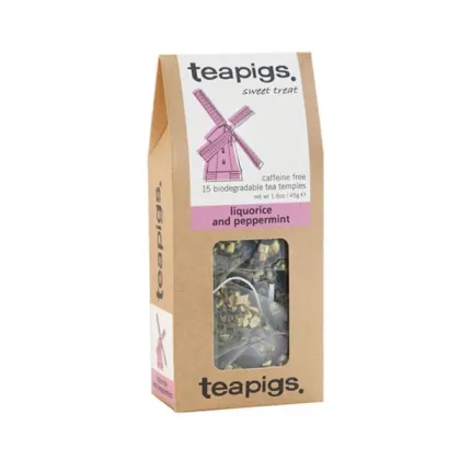 Zdjęcie teapigs Liquorice & Peppermint 15 piramidek TEAPIGS