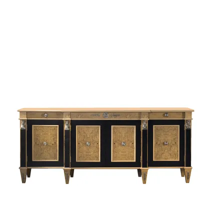 Picture Elegant Leonid sideboard with black accessories - Collecion Alexandra
