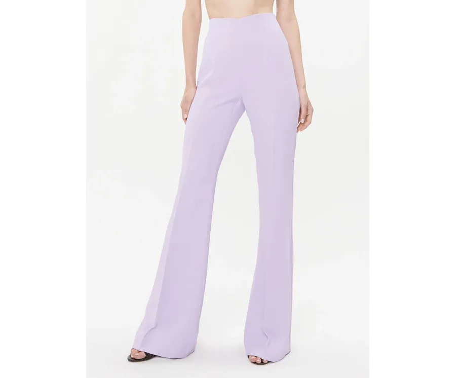 obrazek 1 TWINSET Spodnie materiałowe 232TP2053 Fioletowy Regular Fit