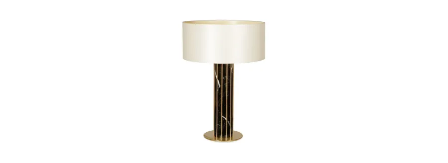obrazek 2 Designerska i piękna lampa stołowa inspirowana architekturą modernistyczną - Insidherland