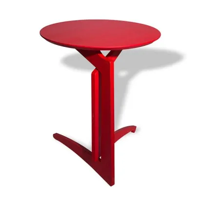 Zdjęcie Niezwykły stolik Foldme do salonu lub sypialni - h 75cm, Ø 53 cm