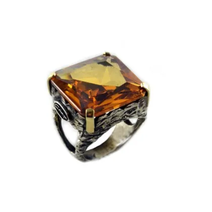 Zdjęcie Ekskluzywny i piękny pierścionek ze srebra - wyrób artystyczny