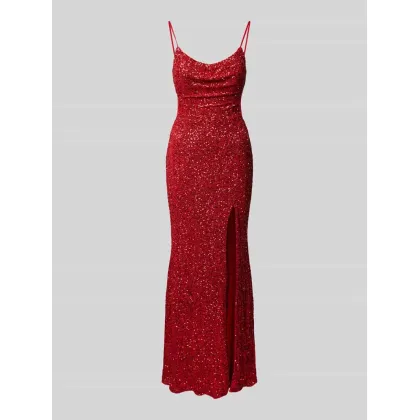 Zdjęcie Sukienka wieczorowa z obszyciem cekinami