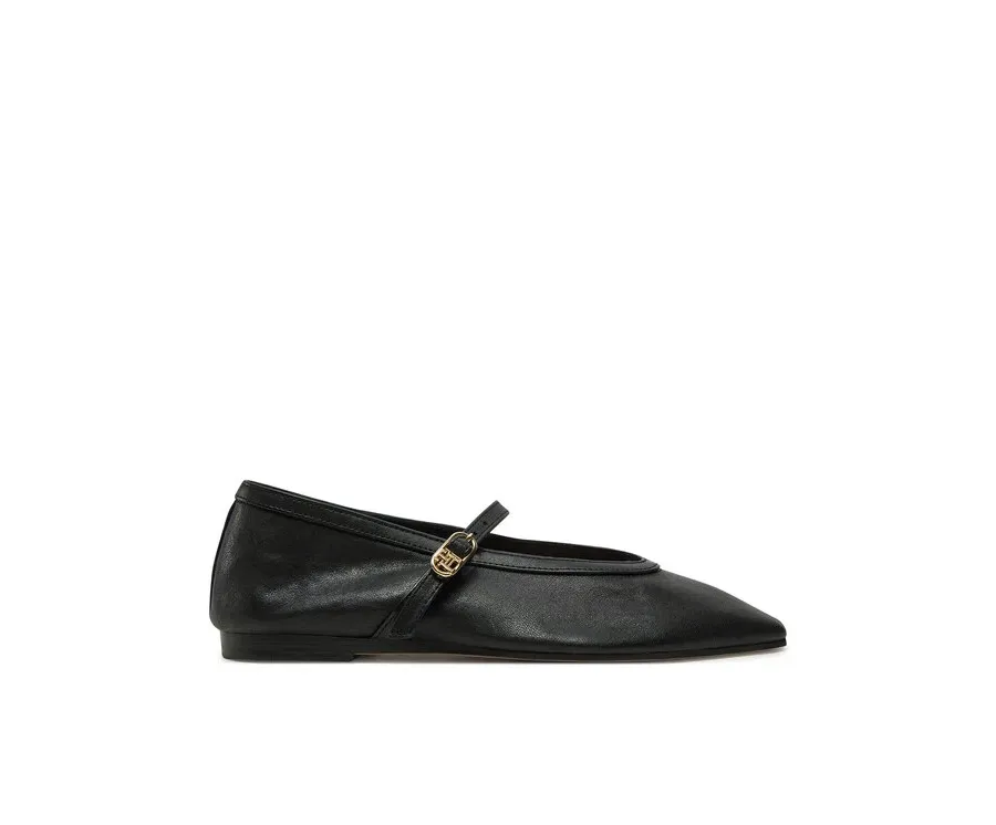 obrazek 1 Tommy Hilfiger Baleriny Ballerina Maryjane Soft Leather FW0FW08354 Czarny
