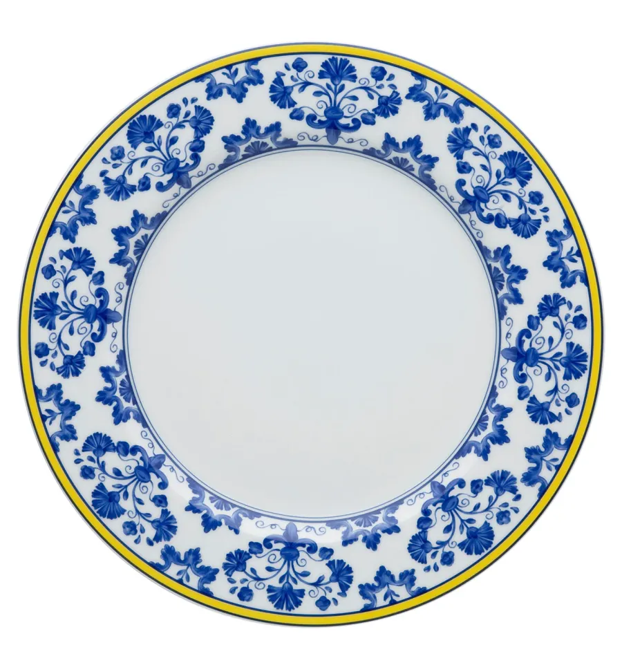 obrazek 1 Porcelanowy talerz obiadowy Castelo Branco z roślinnym motywem ozdobnym - Vista Alegre