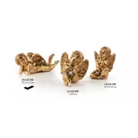 Zdjęcie Aniołek leżący ze skrzydłami z kwiatami Swarovskiego - Valle d'oro Patchi