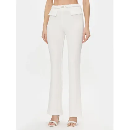 Zdjęcie Rinascimento Spodnie materiałowe CFC0117520003 Biały Bootcut Fit