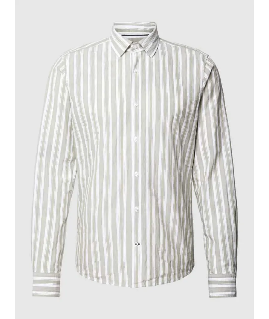 obrazek 1 Koszula casualowa o kroju slim fit z wzorem w paski