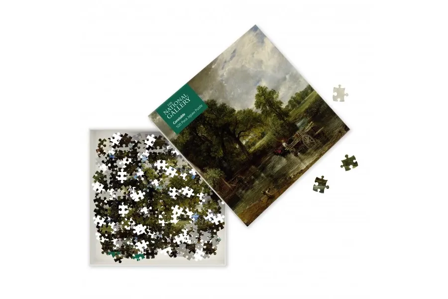 obrazek 1 Puzzle dla dorosłych NG: John Constable Wóz siana - Flame Tree Publishing