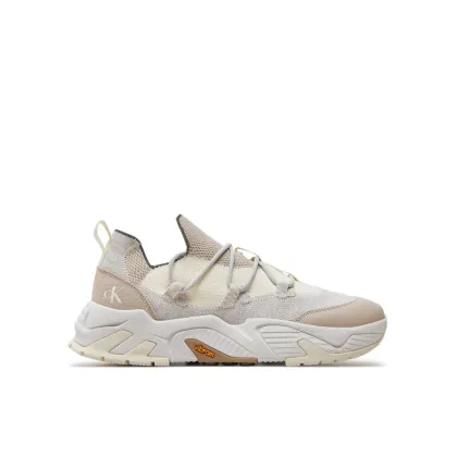 Zdjęcie Calvin Klein Jeans Sneakersy Chunky Vibram Sock Mix Mg Uc YM0YM00962 Écru