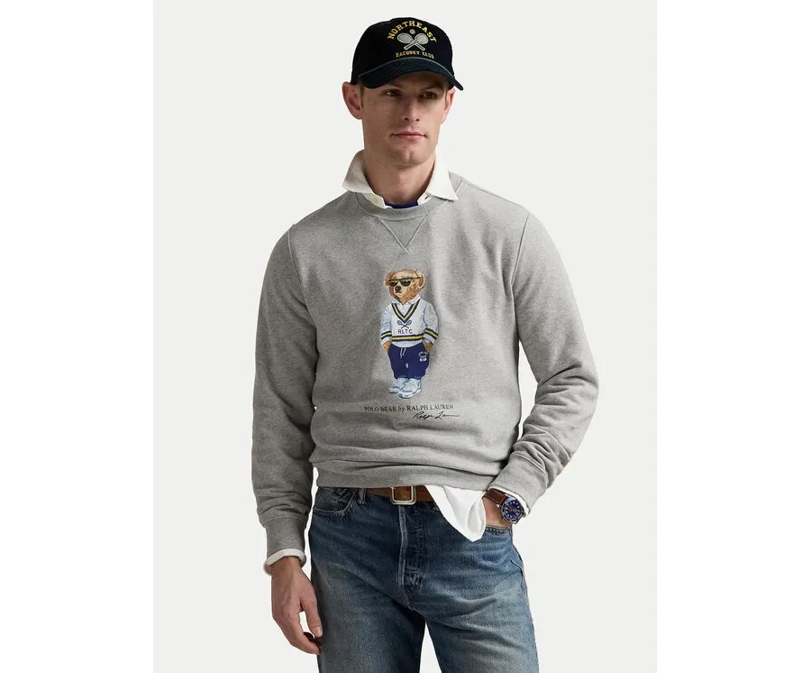 obrazek 1 Polo Ralph Lauren Bluza 710973145002 Szary Relaxed Fit
