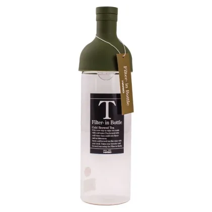 Zdjęcie Hario butelka z filtrem Cold Brew Tea - oliwkowa zieleń 750 ml HARIO