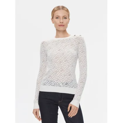 Zdjęcie Guess Sweter W4RR28 Z3C90 Biały Slim Fit