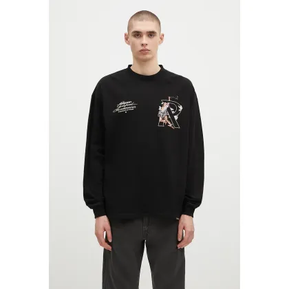 Zdjęcie Represent longsleeve bawełniany Hermes Longsleeve kolor czarny z nadrukiem MLM4232.001