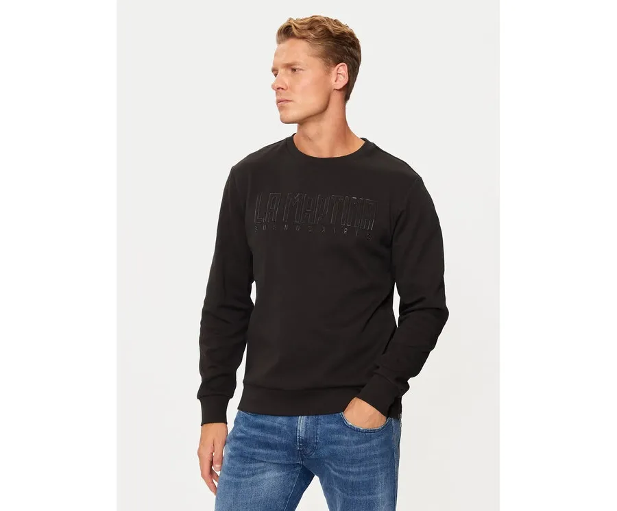 obrazek 1 La Martina Longsleeve ZMF311 FP571 Czarny Regular Fit