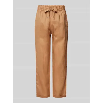 Zdjęcie Spodnie materiałowe o kroju tapered fit z tunelem model ‘Timpa’