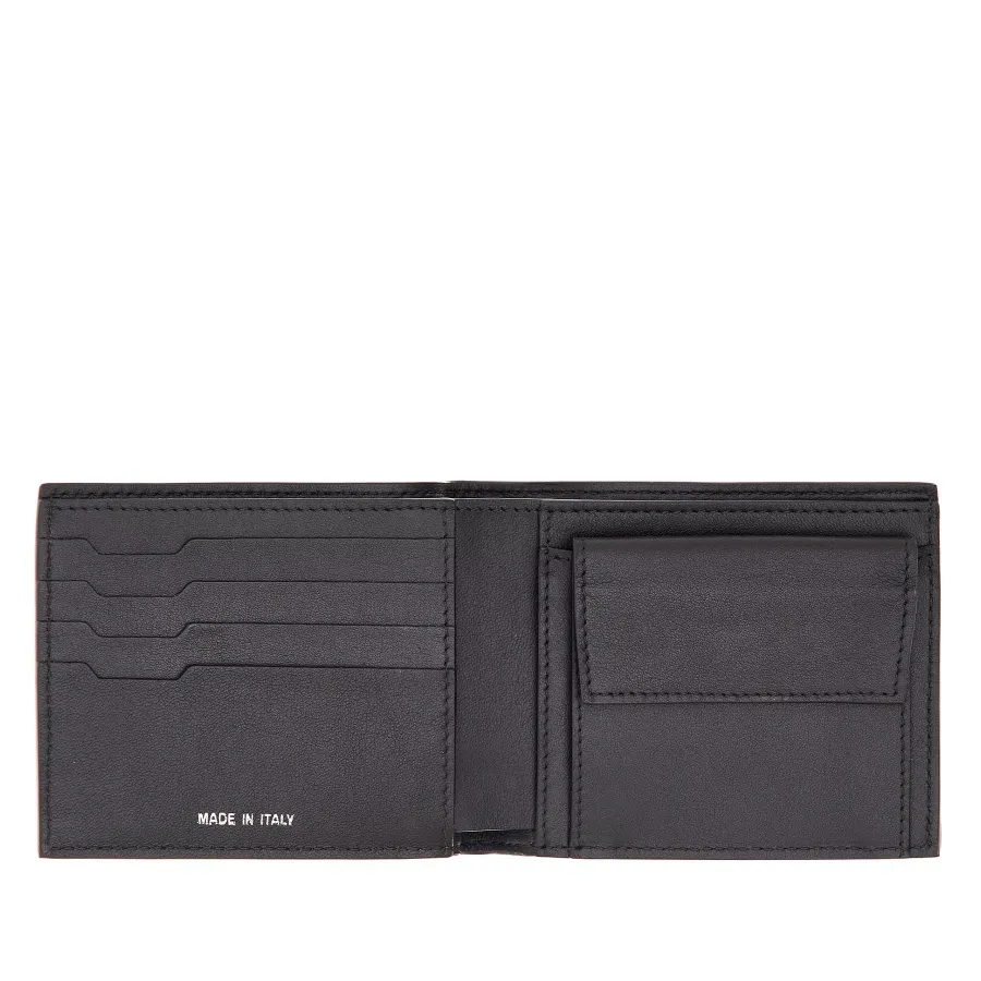 obrazek 4 Wyjątkowy skórzany portfel Metro Smooth Collection Wallet z kieszenią na monety
