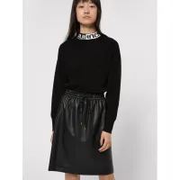 Zdjęcie Hugo Spódnica z imitacji skóry Relani-1 50443141 Czarny Slim Fit HUGO