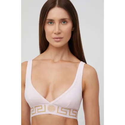 Zdjęcie Versace biustonosz kolor różowy gładki AUD01047