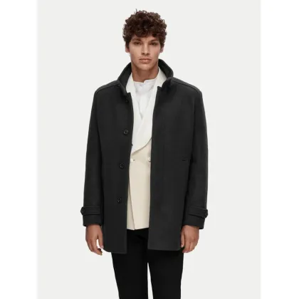 Zdjęcie Selected Homme Płaszcz wełniany 16094322 Czarny Regular Fit
