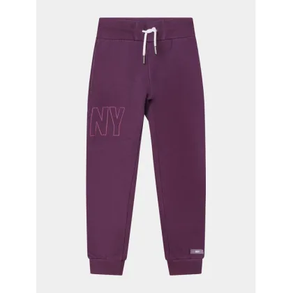 Zdjęcie DKNY Spodnie dresowe D54000 S Fioletowy Regular Fit