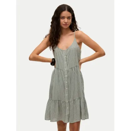 Zdjęcie Vero Moda Sukienka letnia Bumpy 10325283 Zielony Loose Fit