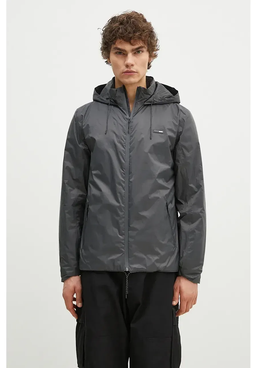 obrazek 1 Rains kurtka Padded Nylon 15470 kolor szary przejściowa oversize 15470.SLATE
