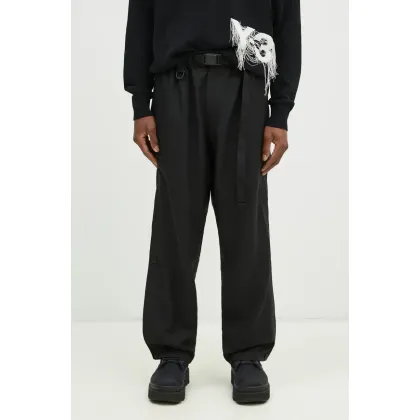 Zdjęcie Y-3 spodnie Sport Uniform 3-Stripes Pants męskie kolor czarny proste JN7035
