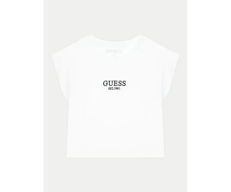 obrazek 1 Guess T-Shirt J4BI34 J1314 Biały Boxy Fit