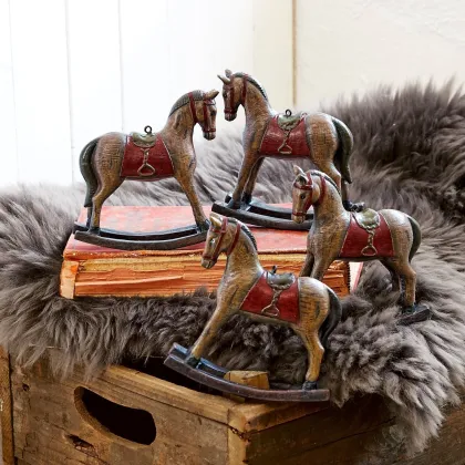 Zdjęcie Dekoracyjny konik, zestaw 4 szt. Cory