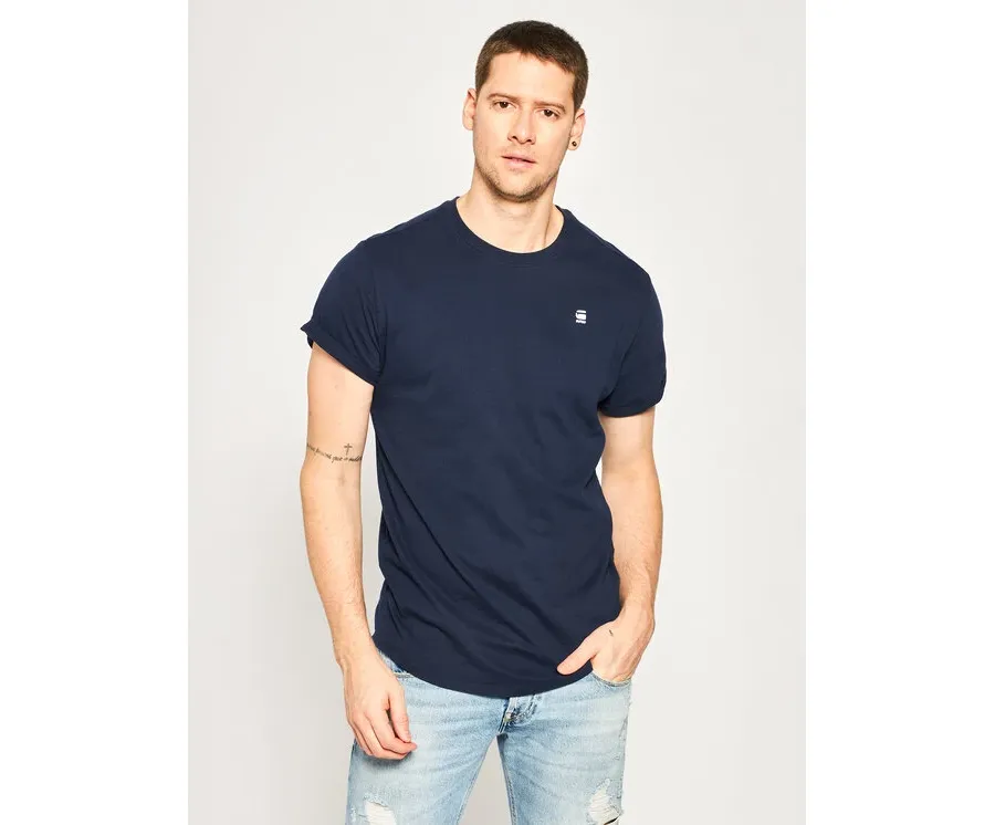 obrazek 1 G-Star Raw T-Shirt Lash R T D16396-2653-B111 Granatowy Regular Fit
