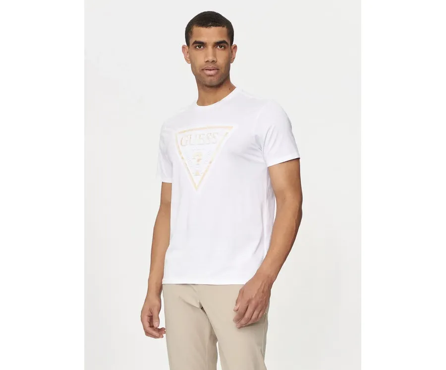 obrazek 1 Guess T-Shirt M4YI86 K9RM1 Biały Slim Fit