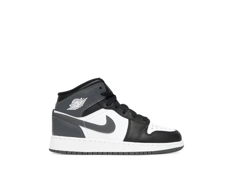 obrazek 1 Nike Sneakersy Air Jordan 1 Mid (GS) DQ8423 001 Szary