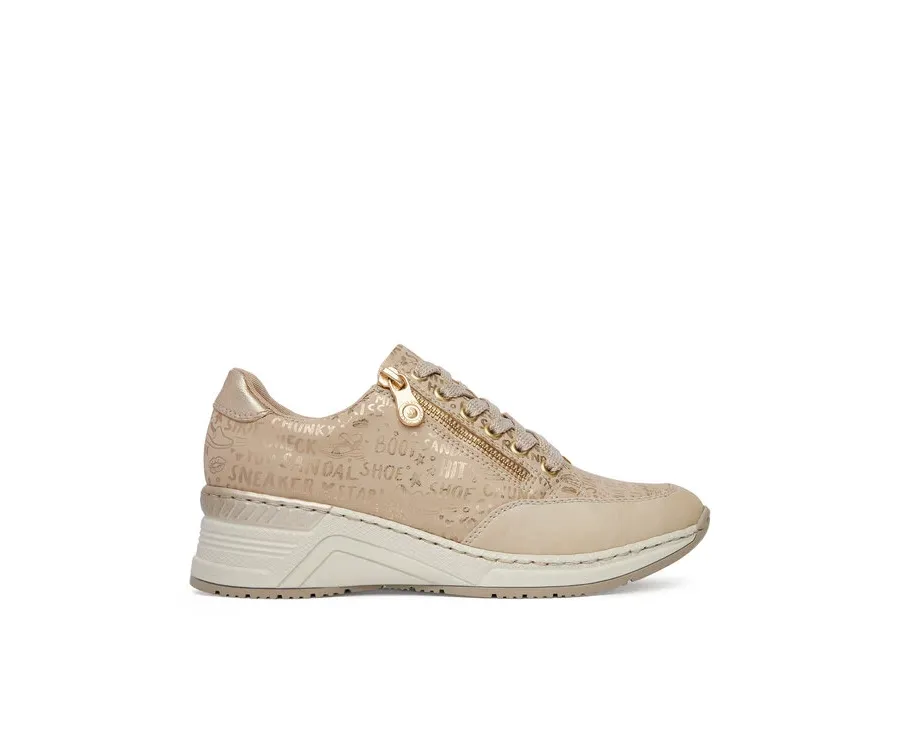 obrazek 1 Rieker Sneakersy N4316-62 Beżowy