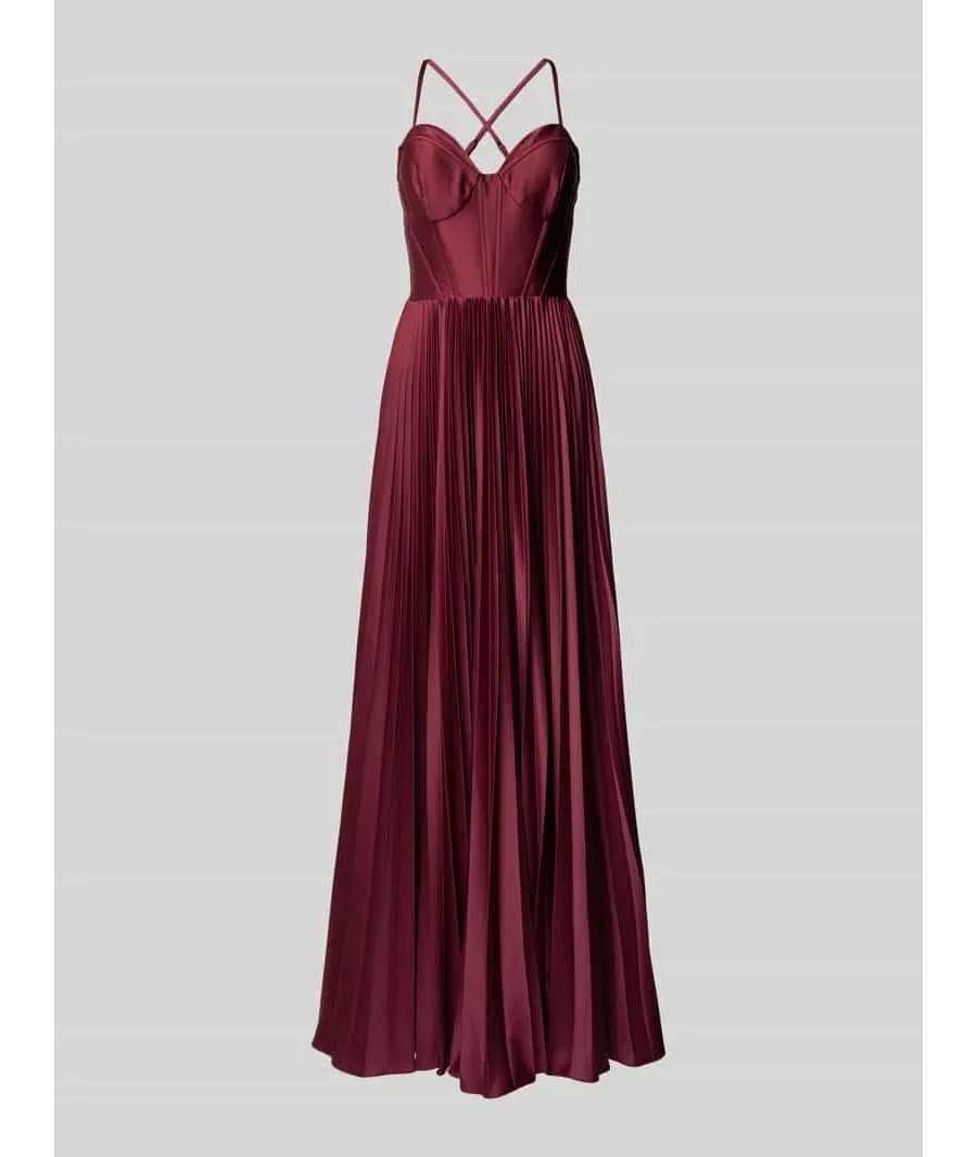 obrazek 1 Sukienka wieczorowa z cienkimi ramiączkami